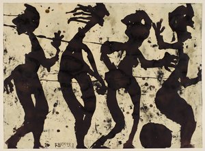 Brousse und Frapper, verso, ca. 1937-1942 von Louis Soutter