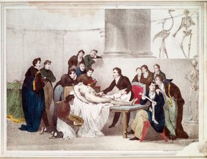 Die Anatomie-Lektion (Lithographie)