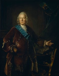 Porträt von Graf Alexey Petrovich Bestuzhev-Ryumin von Louis Tocqué