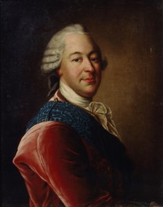Porträt von Graf Michail Illarionowitsch Woronzow, Mitte des 18. Jahrhunderts