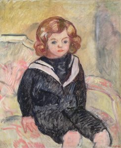 Kind in Matrosenuniform