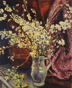Krug mit blühenden Zweigen von Louis Valtat