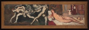 Studien nach Tizians Die Venus von Urbino und Guido Renis Das Rennen von Atalanta, entstanden während der Ausstellung "Italienische Kunst" im Petit Palais von Louis Valtat