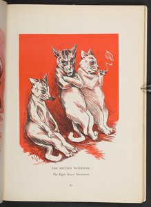 Der britische Arbeiter – die Acht-Stunden-Bewegung, aus S.81, Louis Wain Jahrbuch von Louis Wain