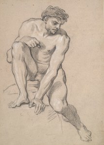 Studie eines männlichen Aktes von Louis de Boullogne the Younger