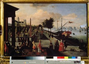 Der Spaziergang entlang der Küste von Louis de Caulery