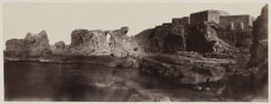 Kaalat el Athlit, Syrien, Blick von der Seeseite, 1859 von Louis de Clercq