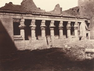 Philae, Innenhof, Westkolonnade