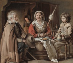 Bauerninterieur von Louis le Nain