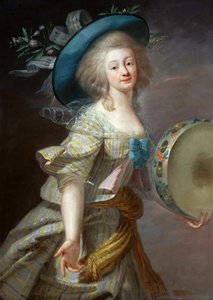 Porträt einer Tänzerin, um 1780 von Elisabeth Louise Vigee Lebrun