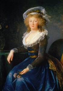 Porträt von Maria Theresia von Neapel und Sizilien 1772-1807, um 1790