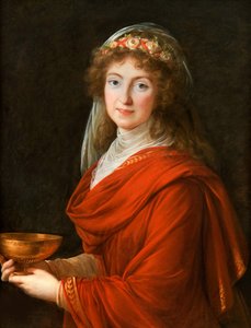 Porträt der Gräfin Siemontkowsky-Bystry von Elisabeth Louise Vigee Lebrun