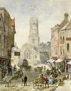 All Saints Pavement, York von Louise Ingram Rayner