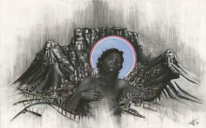 Jesus über Kapstadt