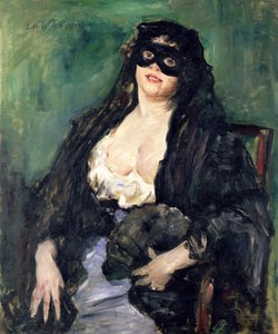Die schwarze Maske von Lovis  Corinth