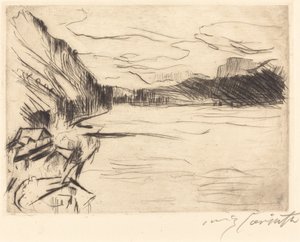 Am Walchensee von Lovis Corinth