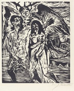 Vertreibung aus dem Paradies von Lovis Corinth