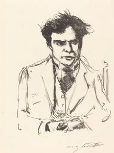 Porträt von Joseph Schwarz, 1916. von Lovis Corinth