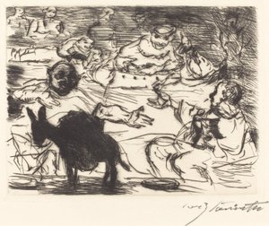 Das Gastmahl des Trimalchio: Tafel V, 1919
