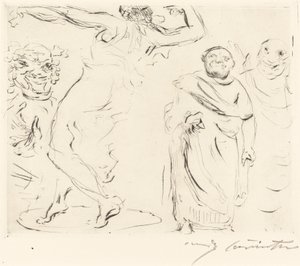Das Gastmahl des Trimalchio: pl. XI, 1919 von Lovis Corinth