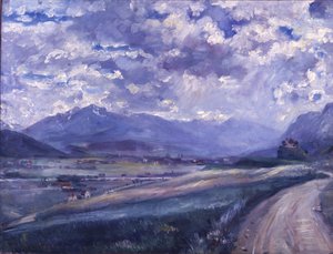 Das Inntal bei Thaur, Innsbruck von Lovis Corinth