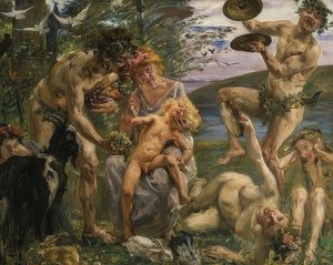 Die Kindheit des Zeus von Lovis Corinth