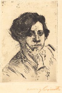 Frauenkopf von Lovis Corinth