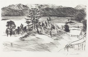 Große Walchenseelandschaft von Lovis Corinth