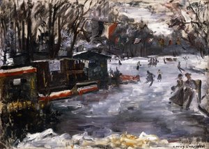 Eisbahn im Berliner Tiergarten