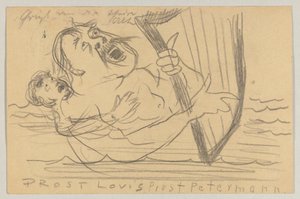 Lovis Corinth an Carl Strathmann: Postkarte, Poststempel 18. Juli 1903 von Lovis Corinth