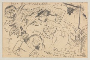 Lovis Corinth an Carl Strathmann: Postkarte, Poststempel 20. September 1901 von Lovis Corinth