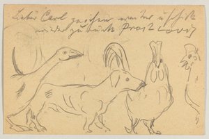 Lovis Corinth an Carl Strathmann: Postkarte, Poststempel 26. August 1905