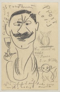 Lovis Corinth an Carl Strathmann: Postkarte, Poststempel 29. März 1904
