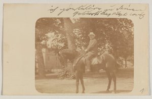 Lovis Corinth an Carl Strathmann: Postkarte, Poststempel 5. September 1910 von Lovis Corinth