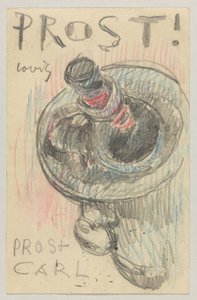 Lovis Corinth an Elly Strathmann: Postkarte, Poststempel 22. Mai 1911