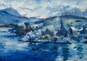 Luzerner See am Nachmittag von Lovis Corinth