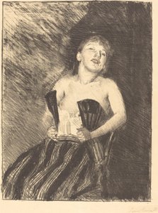 Mädchen im Korsett von Lovis Corinth