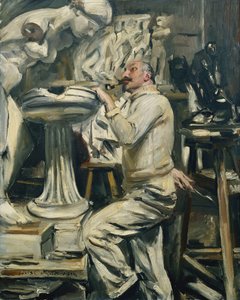 Porträt des Bildhauers Nikolaus Friedrichs, 1912 von Lovis Corinth