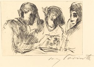 Schachspieler, 1918 von Lovis Corinth