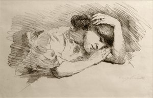 Schlafende von Lovis Corinth