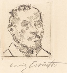 Selbstbildnis - Kopf, 1916 von Lovis Corinth
