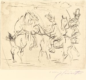 Sonntagsreiter von Lovis Corinth