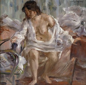 Beim Aufstehen, 1910 von Lovis Corinth