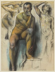 Studien männlicher Akte von Lovis Corinth