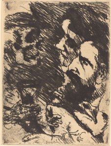 Tod bei den Strucks, 1921 veröffentlicht 1922 von Lovis Corinth
