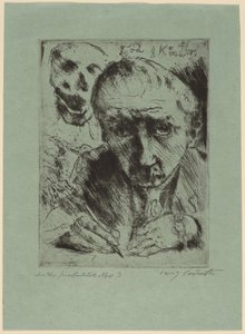 Tod und Künstler, 1920-1921 von Lovis Corinth