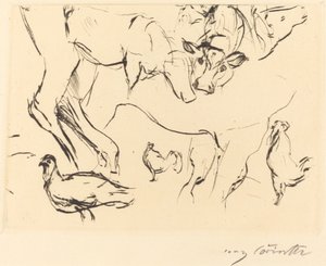 Verschiedene Tierstudien, 1917 von Lovis Corinth