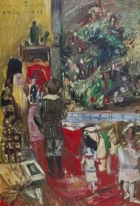 Weihnachtsbescherung von Lovis Corinth