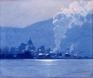 Eine Dampfwolke