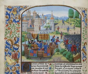 Richard II. trifft die Rebellen am 14. Juni 1381